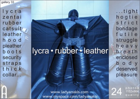 Lady Arrakis - Bondage In Lycra Rubber And Leather Lady Arrakis - Bondage In Lycra Rubber And Leather