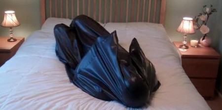D K Bondage - Karina Experiments In The New Latex Sack D K Bondage - Karina Experiments In The New Latex Sack