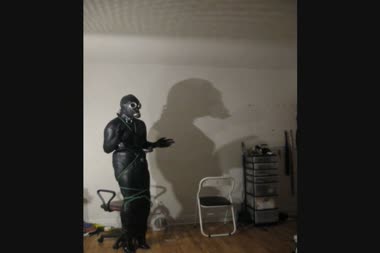 Fetish Trans - Hooded Gagged Blindfolded And Gas Masked Self Bondage Fetish Trans - Hooded Gagged Blindfolded And Gas Masked Self Bondage