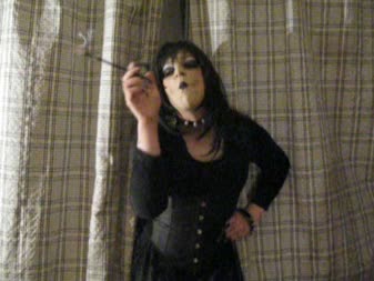 Goth Ts Masturbation Instruction 11 - Vanessa fetish is a goth trans domme, smoking and instructing you to masturbate for her