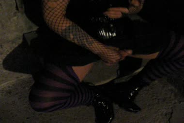 Goth Shemale Stroke Along - Vanessa fetish is your goth shemale bitch, telling you to masturbate as she strokes herself in the basment