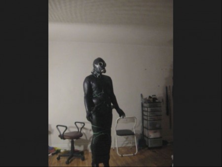 Fetish Trans - Hooded Gagged Blindfolded And Gas Masked Self Bondage Fetish Trans - Hooded Gagged Blindfolded And Gas Masked Self Bondage