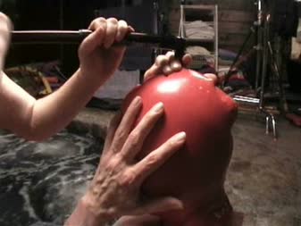 Alice In ChastityLand - Heavy Rubber Hot Tub Part 1 Inflatable Hood Alice In ChastityLand - Heavy Rubber Hot Tub Part 1 Inflatable Hood