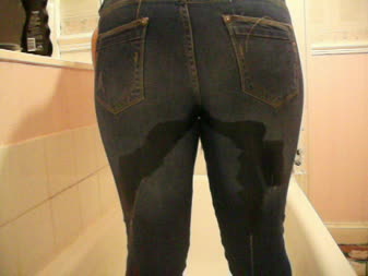 Wetting My Jeans - Watch me wet my jeans, watch the hot piss run down my legs soaking my jeans.