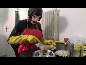 Bizarre Latex Cum And Pee Treatment Part 3 Of 6 - Clip 640 x 480 px
 latex mistress leila wears now a red latex apron and yellow rubber household gloves. She prepares the dinner for the slave. A very special one. Mashed potatoes, cum from different condoms and pee in a dog bowl...

 die bizarre latex sperma und urin behandlung teil 3 von 6

clip 640 x 480 px
 latexherrin leila trgt nun eine rote latexschrze und gelbe gummi haushaltshandschuhe. Sie bereitet das nachtessen fr den sklaven vor, ein sehr spezielles. Kartoffelbrei mit sperma aus verschiedenen kondomen und abgestandener urin in einem hundenapf..