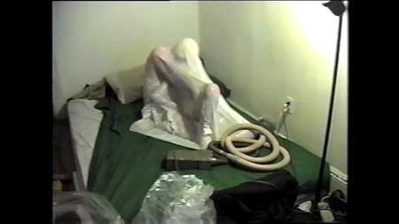 White Christmas Tree Vacuum Bag Masturbation