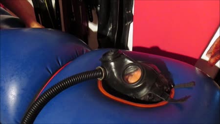 Extreme Rubber Bondage - Little Kim Firtst Time Bondage Part 2