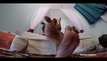 Mistress Ava Black - Surprise Foot Worship